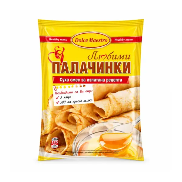 Смес за палачинки 215гр. × 12бр. „Меркурий“