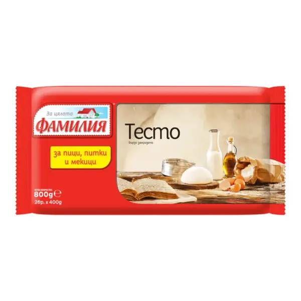 Тесто за пици, мекици, питки „Фамилия“