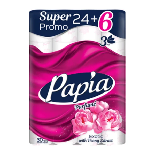 Тоалетна хартия 4бр. пакет „Papia“